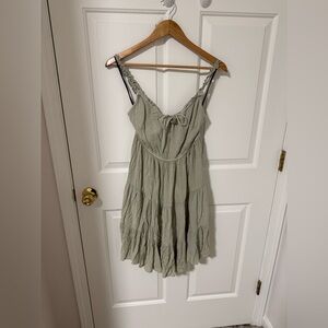 ☀️ NWOT Hand Stiched Ovetsized Midi Dress